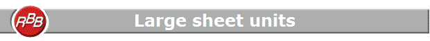 Large sheet units